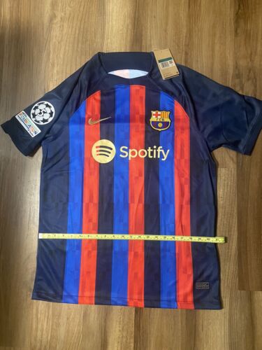 2022/2023 FC Barcelona UCL Home Jersey - Lewandowski #9 - XL