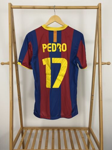 Pedro Rodriguez #17 FC Barcelona 2010-2011 Soccer Fubol Jersey Size M