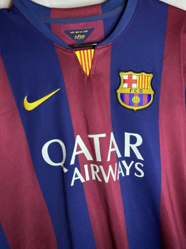 FC Barcelona Nike Home Jersey 2014/15 Messi #10 Men's XL Long Sleeve Soccer