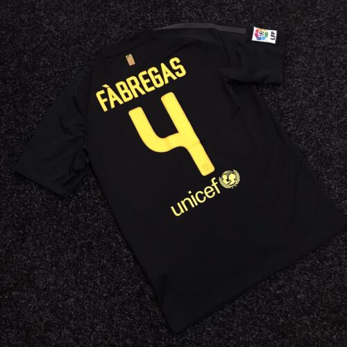Fc Barcelona Cesc Fabregas #4 Jersey Nike Shirt 2011-2012 Season’s Away Size M
