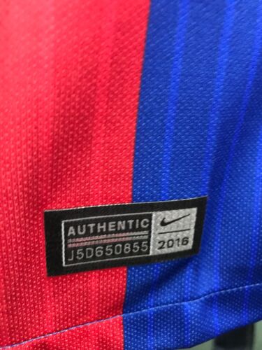 Nike Small Youth Kids Blue FCB Soccer Sports Jersey..T96
