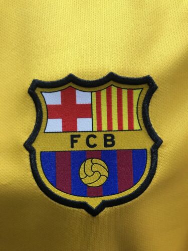 Nike Fc Barcelona Away Griezmann Soccer Jersey Yellow 2019-20 Size S Only
