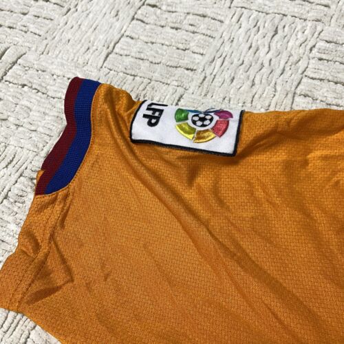 Nike FC Barcelona Orange Jersey 2006/07 Men’s Small Fit Dry Authentic RARE