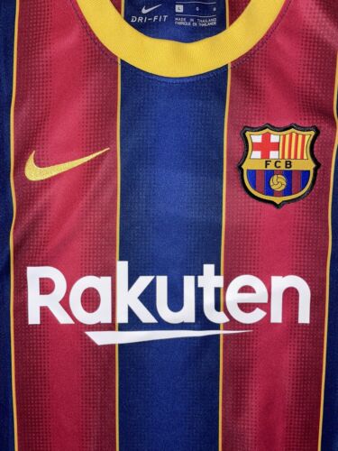 NWT! Nike 2020/2021 FC Barcelona Youth Unisex Large Home Jersey CD4500-456