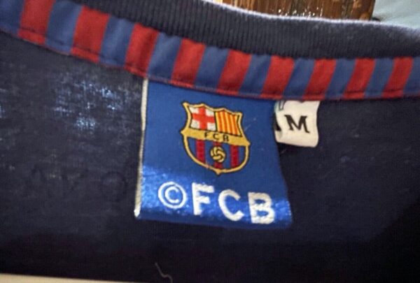Rare vintage BARCELONA Barca FC football soccer shirt size medium FCBarcelona
