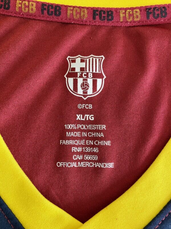 FC Barcelona Football Jersey Soccer Official Merchandise Red Men's Size XL