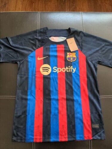 2022/2023 FC Barcelona Men’s Home Soccer Jersey Large Size Brand New