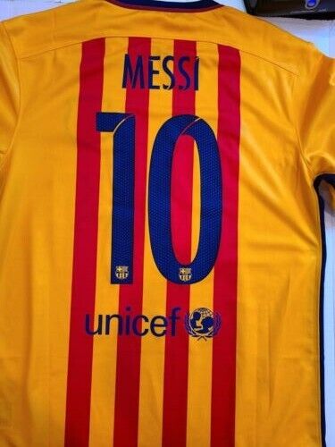 NIKE LIONEL MESSI FC BARCELONA AWAY JERSEY 2015/16