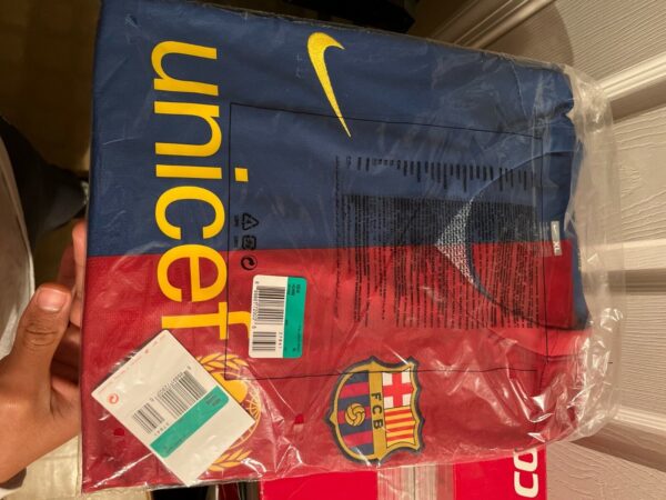 2008-09 barcelona player issue spec messi iniesta 2008/09 barca authentic XL