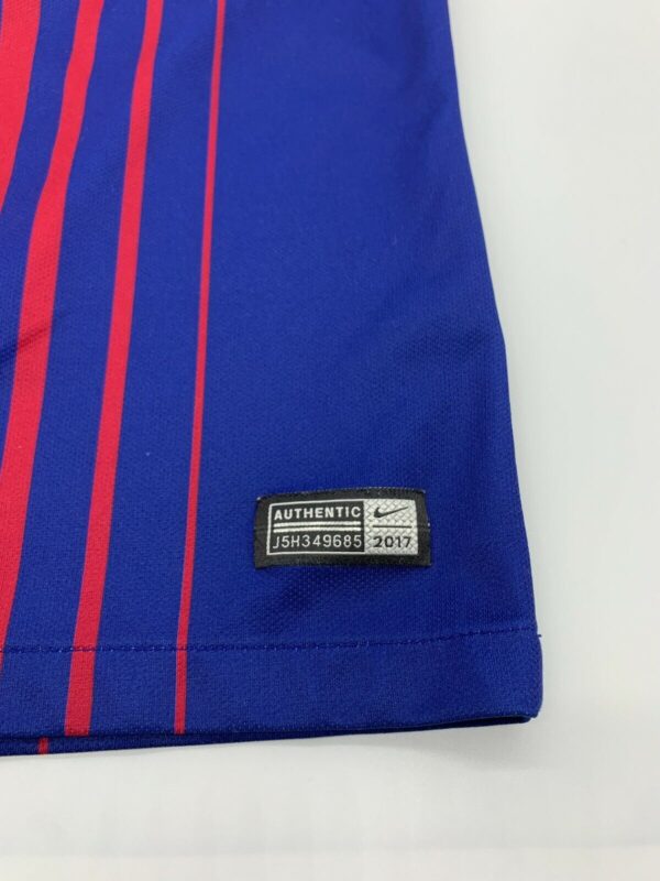 Nike Authentic FC Barcelona F.C. Coutinho Kit Soccer Jersey Size S Striped Blue
