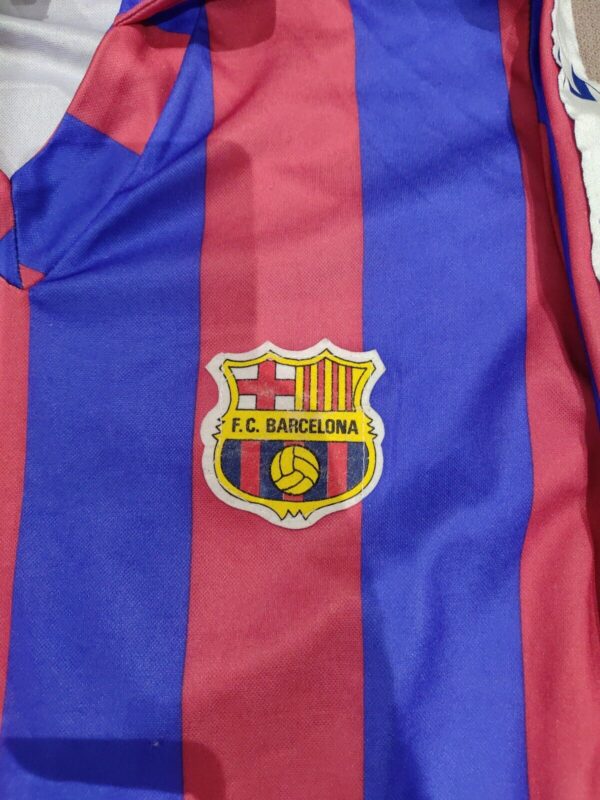 Barcelona retro vintage football shirt soccer jersey keysport S
