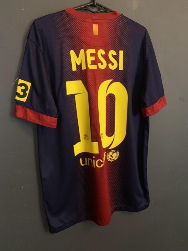 (BNIB) Barcelona 2011 2012 Home player match prepared L/S kit David Villa
