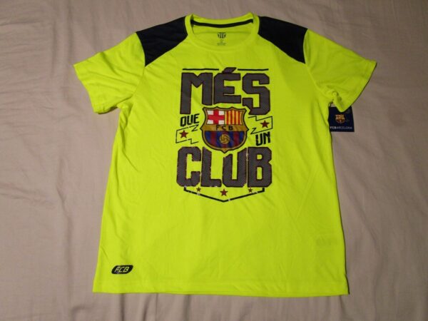 New FCB FC Barcelona Football Soccer Jersey Officially Licensed Més Que Un Club