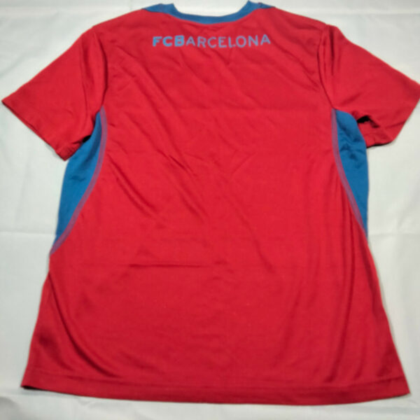 Vintage FC Barcelona Jersey Size Small (34-36) Red Blue Team Patch Short Sleeve