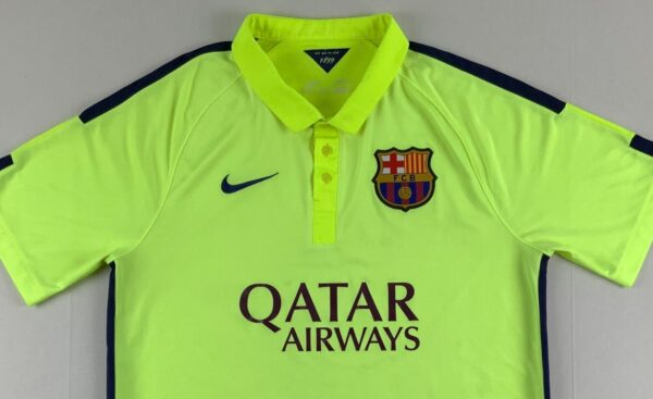 Authentic Nike 2014 F.C Barcelona Third kit Soccer Jersey Size Mens Large L
