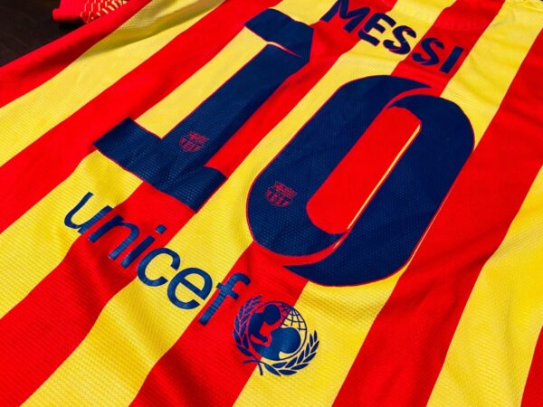 2013-2014 - Rare Barcelona FC Away Soccer Jersey - Lionel Messi - Large
