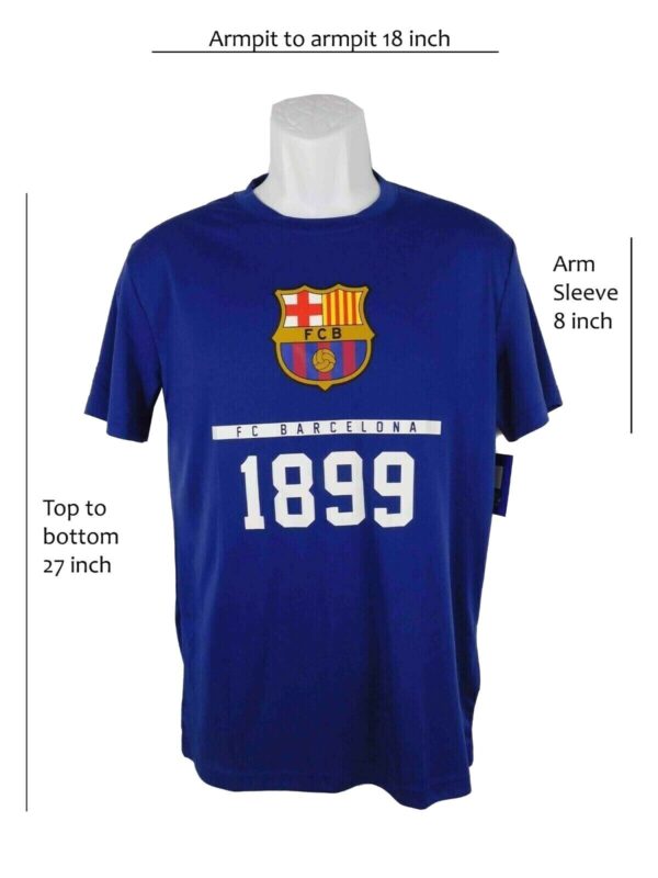 FC Barcelona 1899 Soccer Training Jersey Size Small New with Tag Dark Blue