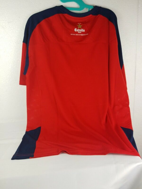 FCB FC Barcelona Core Crest Tee Slim Fit T-Shirt Red Men’s XL Estrella Jersey