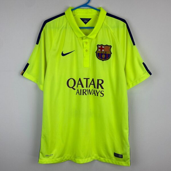 Barcelona 2014-2015 Third Football Shirt Soccer Jersey Barca Trikot Rare sz L