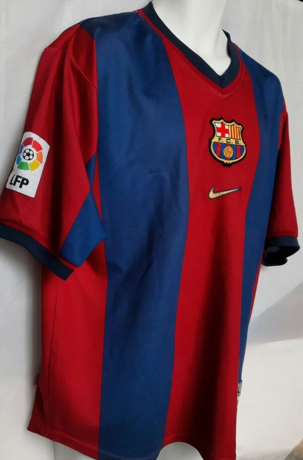 Club Barcelona FC Authentic Nike Jersey Size Large 1998-1999