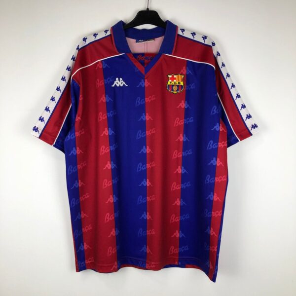 Barcelona Kappa Vintage 1992-1995 Home Jersey Football Shirt Trikot Rare sz XL