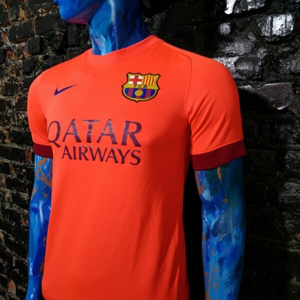 Suarez Barcelona Barca Jersey Away shirt 2014 - 2015 Nike 610595-672 Mens Size S