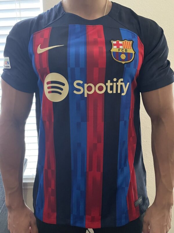 Pablo Gavi 2022/2023 Home Jersey FC Barcelona 30 Champions League 22/23 NWT Kit