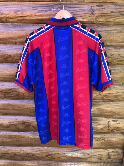 Vintage 1995/1997 Kappa FC Barcelona Football Soccer Jersey
