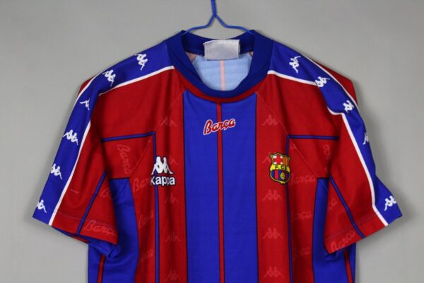 BARCELONA SPAIN 1997/1998 HOME FOOTBALL SHIRT JERSEY KAPPA SIZE YOUNG XL BARCA