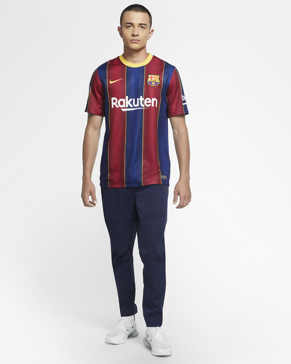 $100 NEW Nike Dri-FIT F.C. Barcelona Stadium Home Mens Soccer Jersey CD4232 XXL