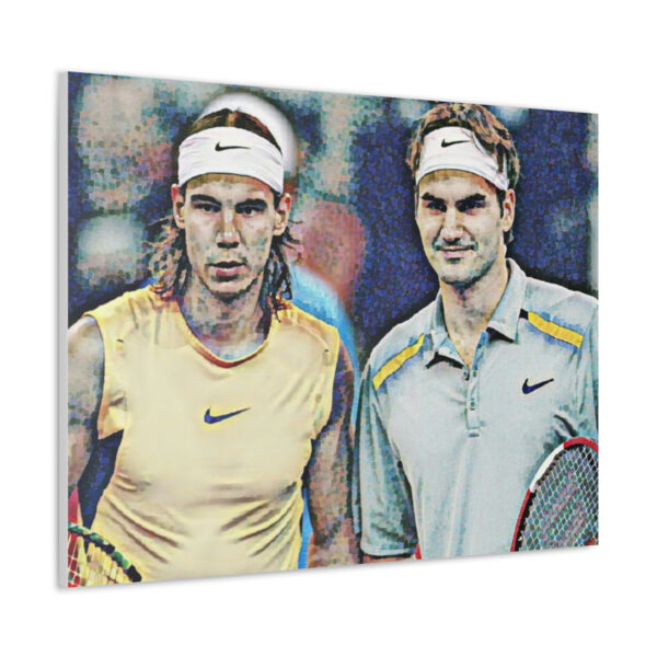 Federer vs Nadal Masters 2006 Canvas Gallery Wraps