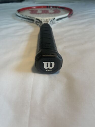 Wilson Federer 25 Tennis Racquet 3-7/8 L00 Red Black And White