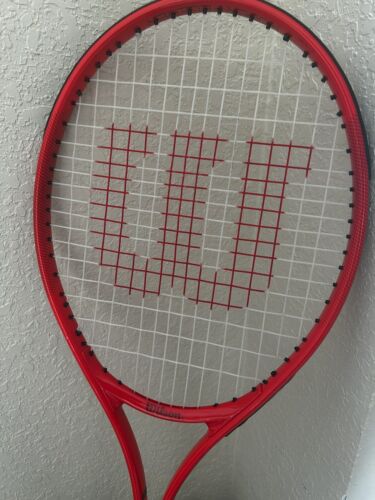 NEW Wilson Roger Federer 23" Junior Tennis Racquet Racket Red White 3 7/8 Grip