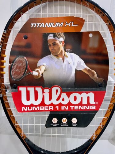 New Wilson Roger Federer Titanium XL V Matrix Tennis Racquet L3, 4 3/4